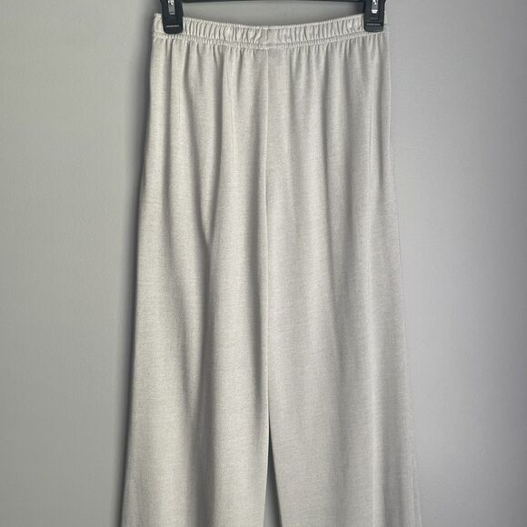 St. John Sport by Marie Gray Pants Size P /US 2 Pale Gray Metalic Sheen Pockets - Picture 16 of 16